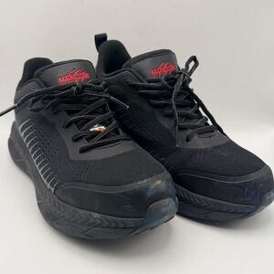 Aggressor Steel Toe Safety Shoes Mens 9 Black Mesh CSA Approved Work Sneakers
